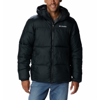 Columbia Winter Jacket Puffect with Hood (Thermarator Insulation, waterproof) black Men